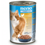 Hrana Umedă Reno pentru Pisici Adulte cu Pui, 415 g