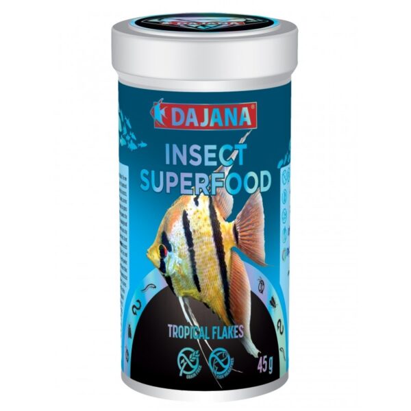 Hrana Superfood Tropicală cu Fulgi de Insecte, 100ml - Dajana Pet