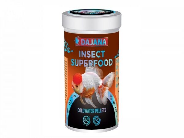 Hrana pelete pentru pești Coldwater cu insecte - 100ml Dajana Pet