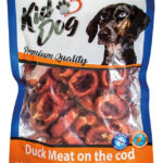 Recompense pentru câini cu carne de rață și cod, 250 g - KidDog