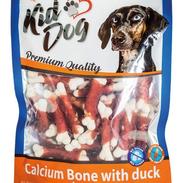 Recompense Câini KidDog - Oase Calciu cu Piept de Rață, 250g