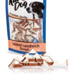 Triunghiuri Sandwich cu Somon pentru Câini, 80 g - KidDog