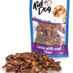 Recompense Delicioase pentru Câini - Chipsuri Miel și Cod 80 g