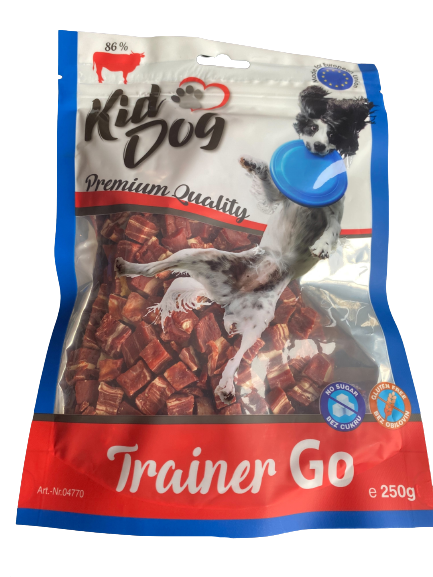 Recompense Dresaj Câini Trainer Go Cuburi Vita 250 g KidDog