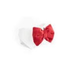 Guler cu papion pentru Caini si Pisici - Red Velvet by PetOne Couture - imagine 2