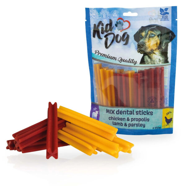 Recompense Dentare Premium pentru Câini cu Pui, 250g