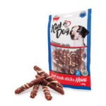 Rulouri cu Friptură de Vită pentru Câini - Gustare Ispititoare 80g