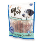 Recompense pentru câini cu rață și piele de bivol, 500 g - KidDog