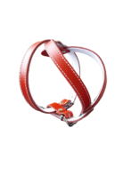 Ham L3 Piele Captusit 64-72 cm/16 mm - Rosu