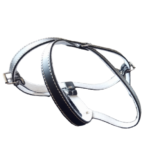 Ham L6 Piele Captusit 63-83 cm/25 mm - Negru