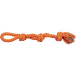 Jucărie Trixie pentru câini - Sfoară dublă cu noduri, 60 cm