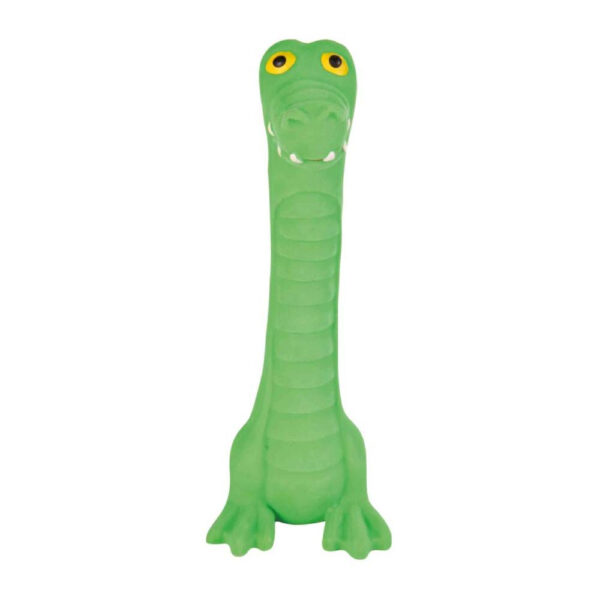 Jucărie Trixie pentru câini Longie Crocodil din latex cu sunet, 18 cm