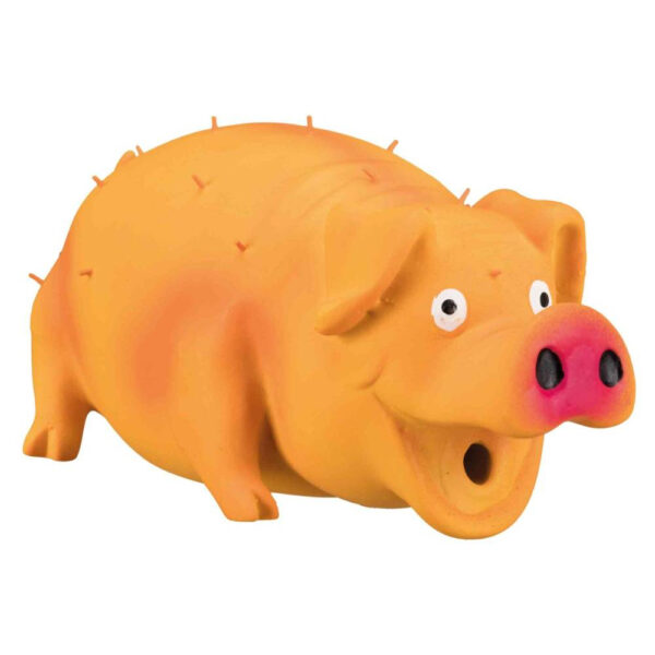 Jucărie Trixie pentru câini - Porc țepos din latex cu sunet, 21 cm