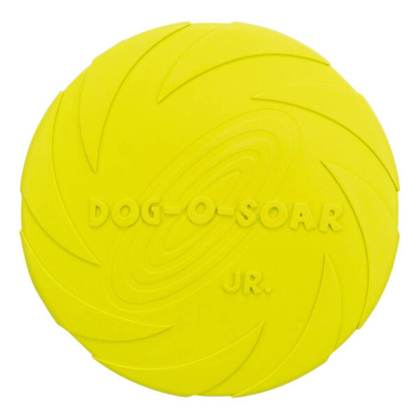Frisbee din Cauciuc pentru Câini Tineri - 15 cm, Trixie, Culoare Lime