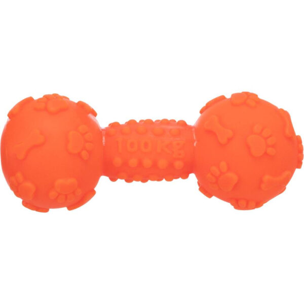 Jucărie Halteră pentru Câini din Vinil, 15 cm, Portocalie - Trixie