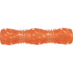 Baston Jucărie pentru Câini TPR cu Sunet, 18 cm, Portocaliu - Trixie