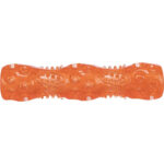 Baston Jucărie pentru Câini TPR cu Sunet, 18 cm, Portocaliu - Trixie