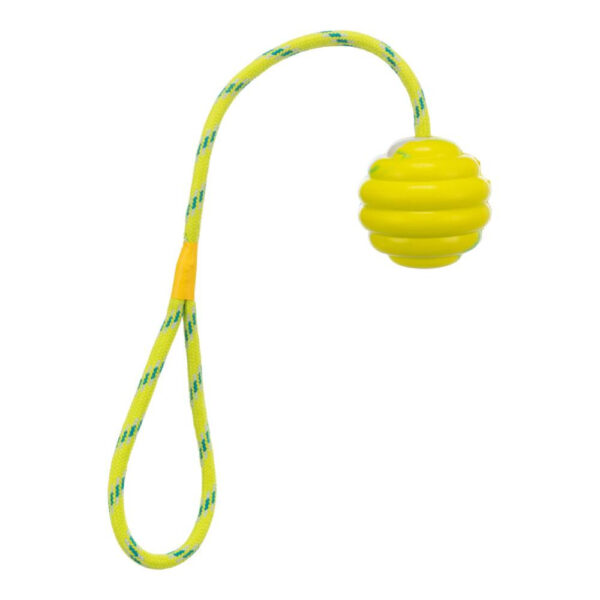 Minge Ondulată pe Sfoară pentru Câini - Trixie, 6/30 cm, Lime