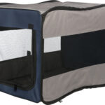 Geantă Transport Câini Soft Twister S-M Albastru/Gri, 50x52x76 cm