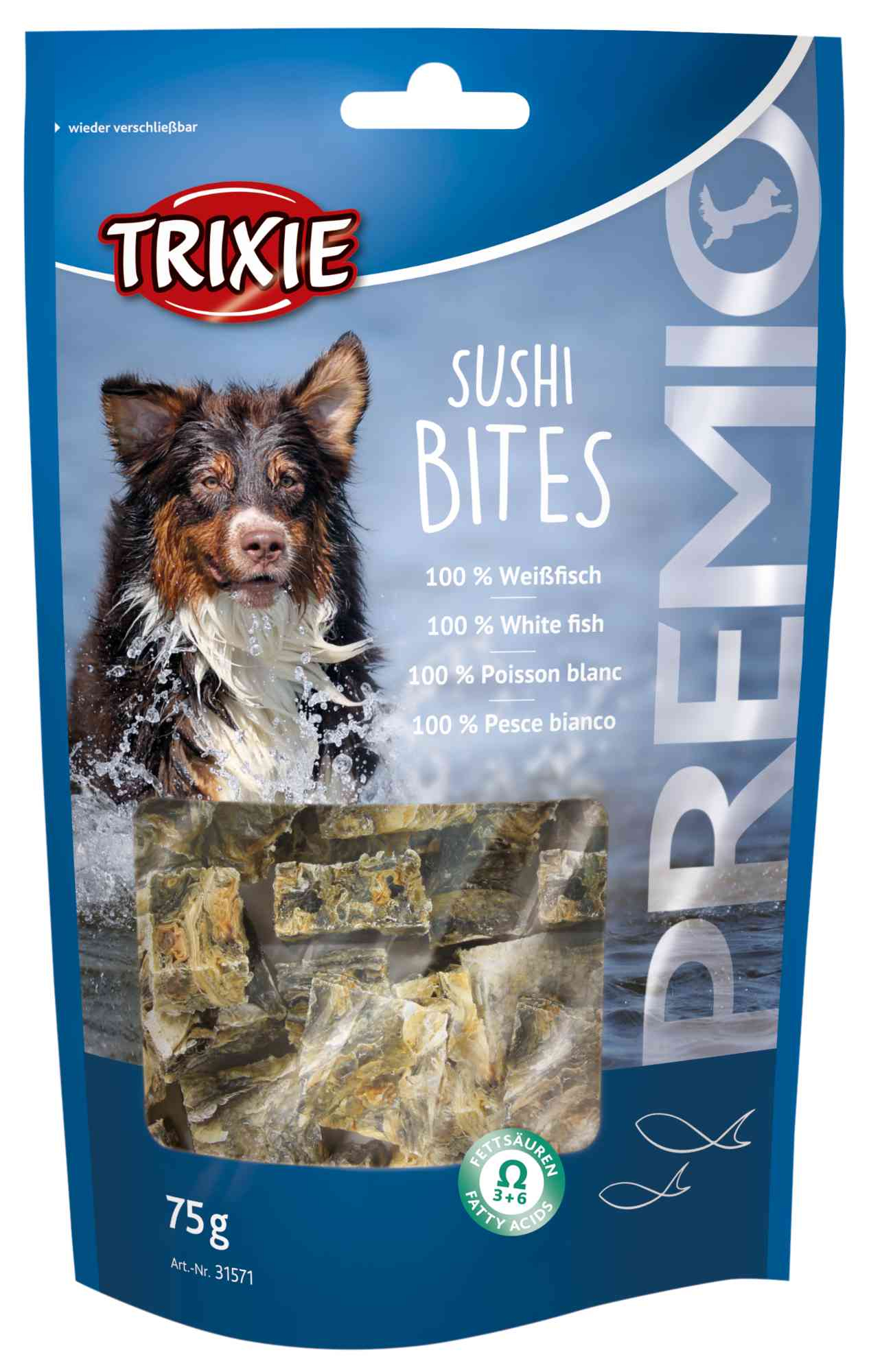 Recompense Trixie pentru Câini, Sushi Bites cu Pește, 75 g Recompense Trixie pentru Câini, Sushi Bites cu Pește, 75 g