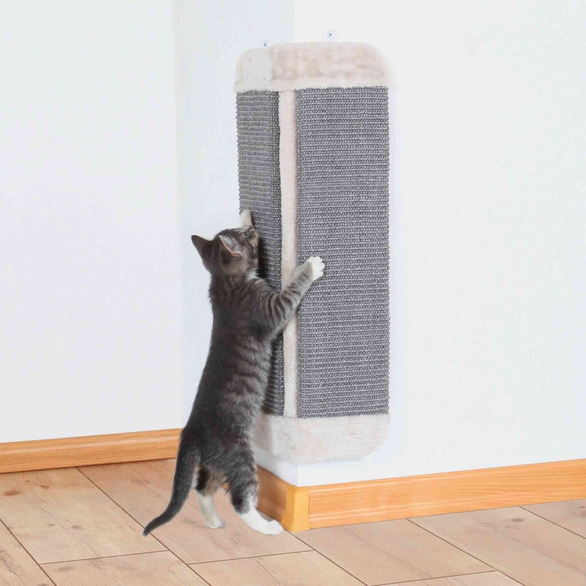 Sisal colt cu catnip, x L: 32 x 60 cm, gri/gri deschis, 43435