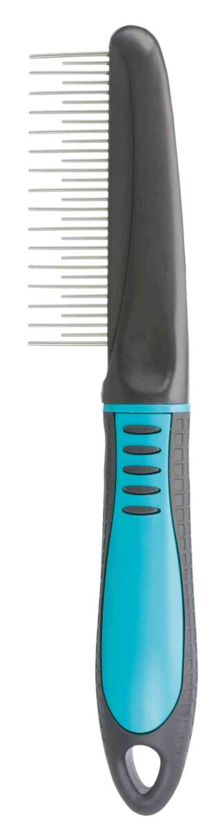 Pieptene Trixie cu Dinti Alternanti pentru Slabirea Hainelor, 22 cm Pieptene Trixie cu Dinti Alternanti pentru Slabirea Hainelor, 22 cm