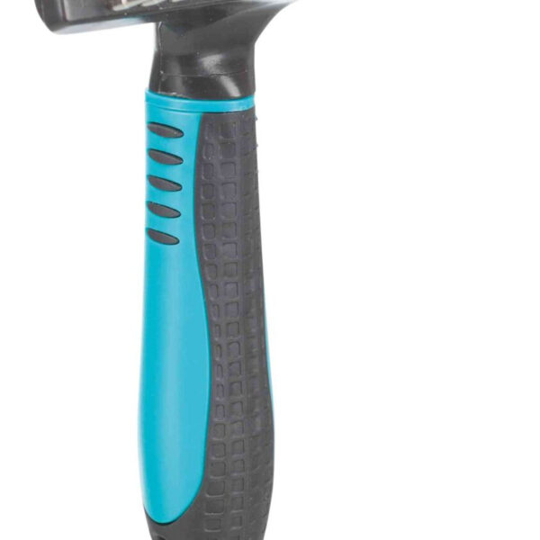 Perie Groomer Trixie pentru Blană Lungă cu Mâner Antiderapant 10x15 cm