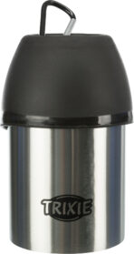 Flacon portabil cu castron pentru apă Trixie, 0.3 l, diverse culori