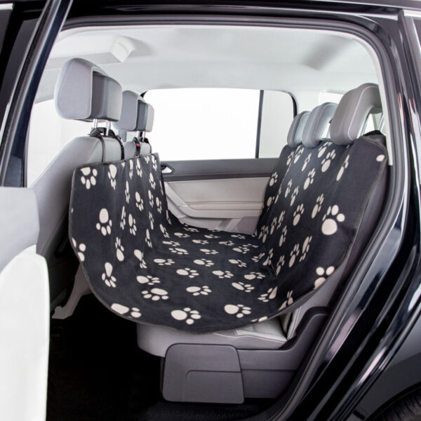 Husă Protectie Bancheta Auto Trixie, 140x145 cm, Negru/Bej