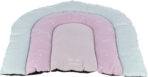 Covor antiderapant Junior Patchwork Trixie, 68x62 cm, Verde Menta/Roz