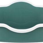 Litiera înaltă Trixie Berto Davio, plastic, 56 x 26 x 39 cm, Verde/Alb