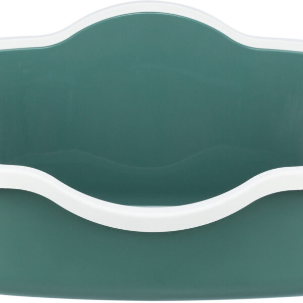 Litiera înaltă Trixie Berto Davio, plastic, 56 x 26 x 39 cm, Verde/Alb