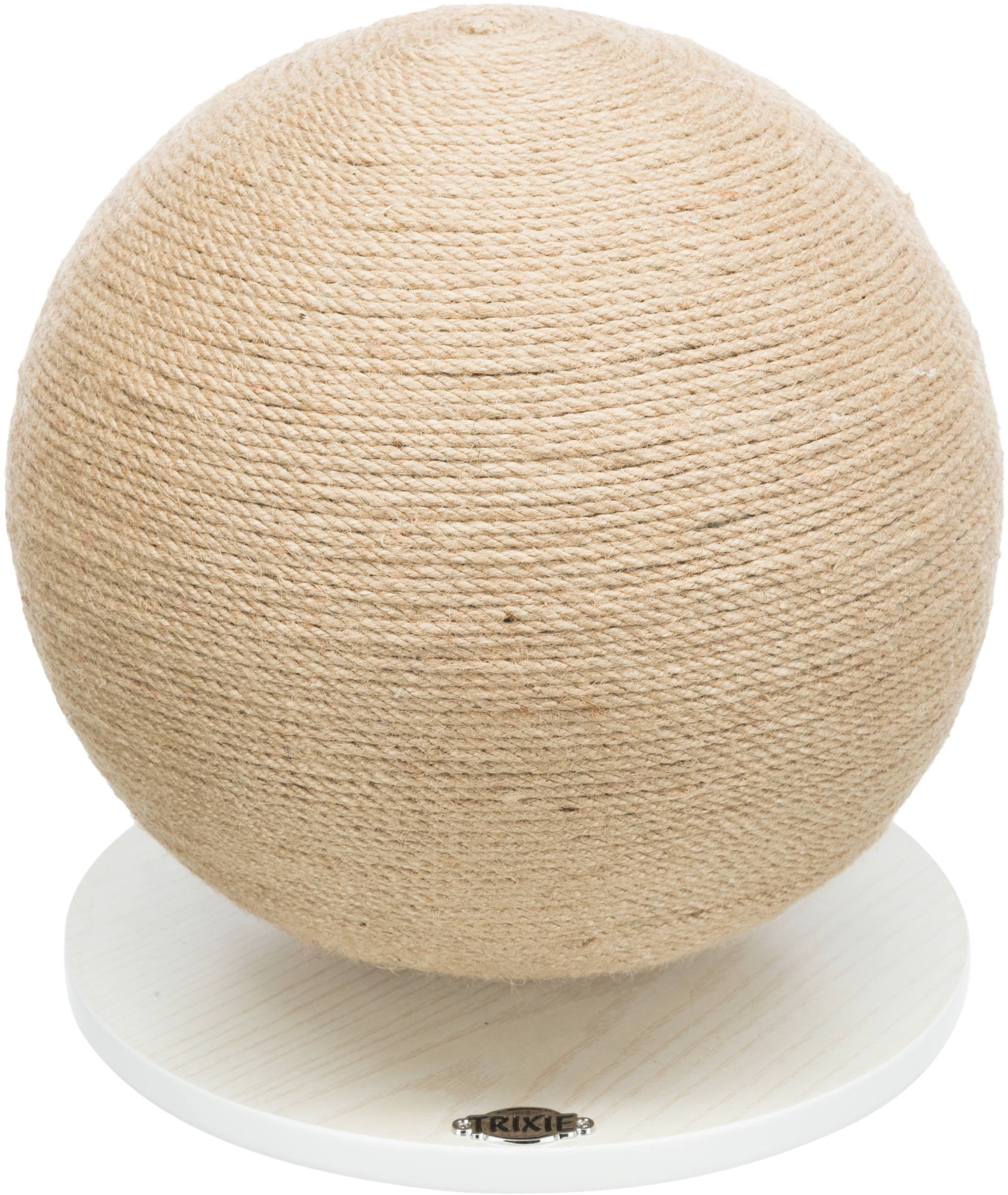 Minge de Zgariat Trixie din Sisal cu Bază din Lemn, 29 cm Minge de Zgariat Trixie din Sisal cu Bază din Lemn, 29 cm