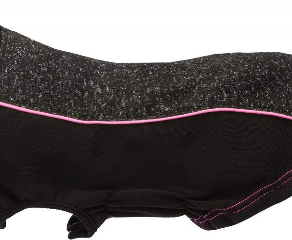 Pulover Trixie Hudson pentru câini, S: 36cm, Negru/Roz