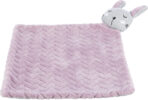 Pătură Trixie Junior 55x40 cm, Lila/Gri, Material Pluș, Confortabilă