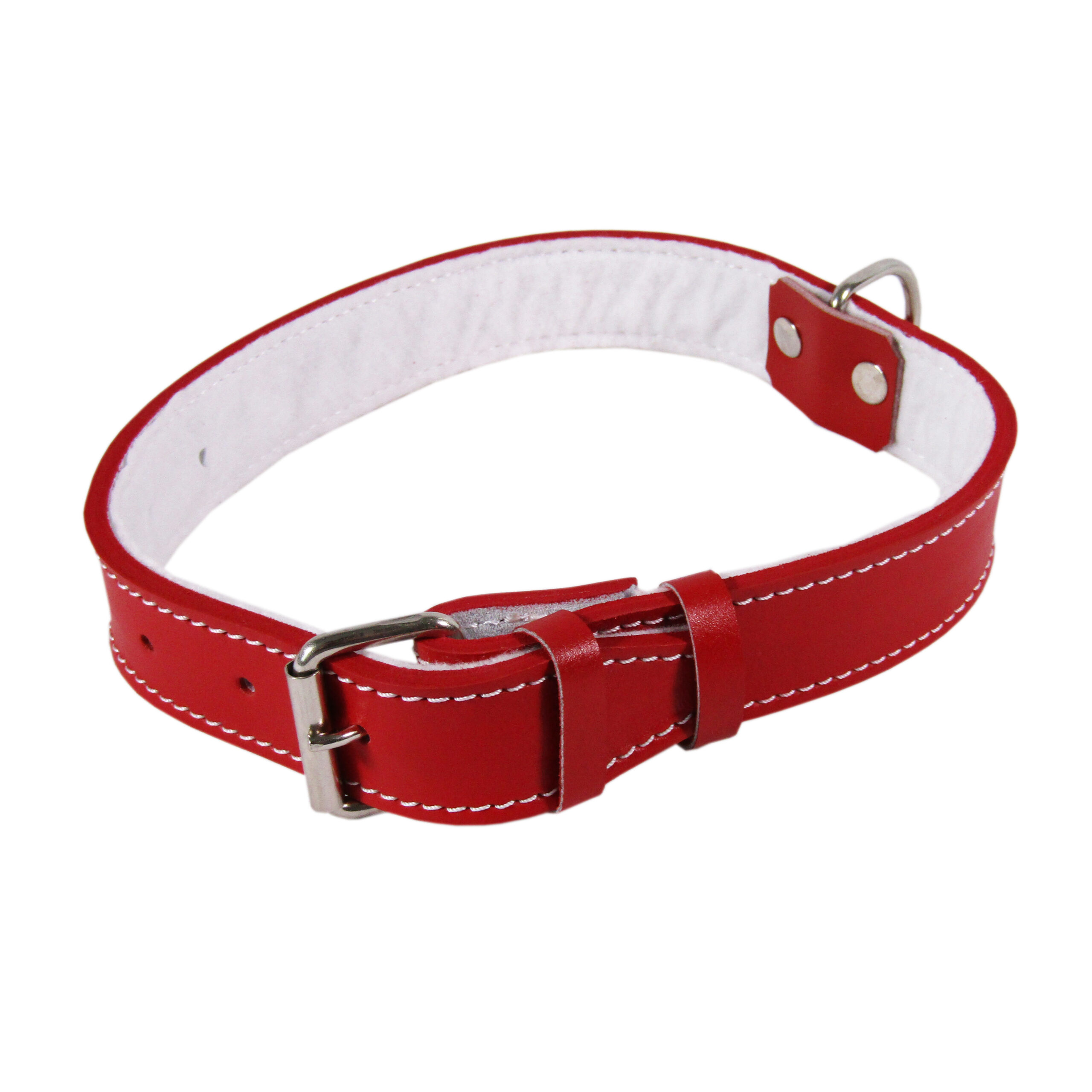 Zgarda Exotic-K L5 4.0/63 cm din Pasla Roșie pentru Câini Zgarda Exotic-K L5 4.0/63 cm din Pasla Roșie pentru Câini
