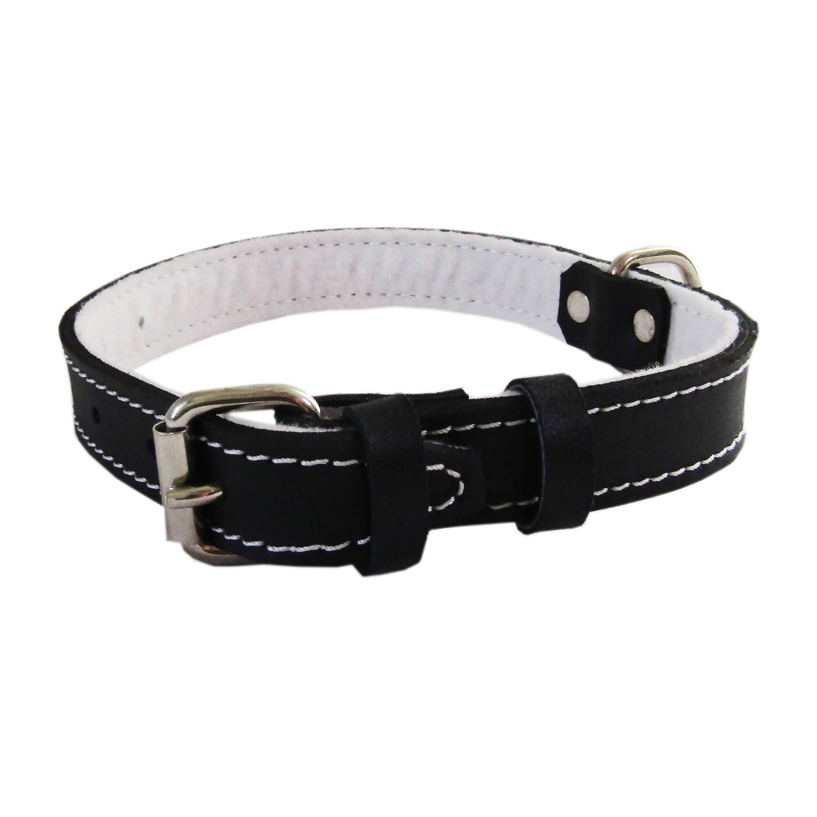 Zgarda Exotic-K L5 4.0/63 cm din Pasla Negru pentru câini