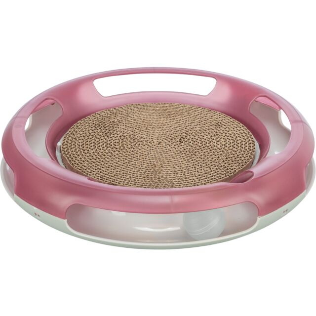 Jucărie 2in1 Trixie pentru Pisici cu Catnip, Roz/Alb, 37 cm Jucărie 2in1 Trixie pentru Pisici cu Catnip, Roz/Alb, 37 cm