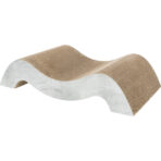 Carton Zgariat Trixie Wave XXL pentru Pisici Mari, Gri, 64x14x37 cm