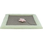 Covor Zgariat pentru Pisici Junior Trixie, 47x47 cm, Gri/Verde Menta