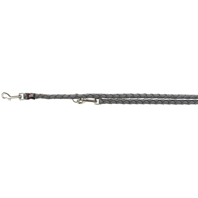 Lesa Reglabilă Trixie Cavo 2m, 12mm, Grafit pentru Câini Lesa Reglabilă Trixie Cavo 2m, 12mm, Grafit pentru Câini