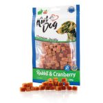 Recompense dresaj câini - Cuburi cu iepure și merișoare, 80g KidDog