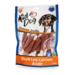 Recompense delicioase pentru câini - Oase cu carne de rață și calciu, 250 g