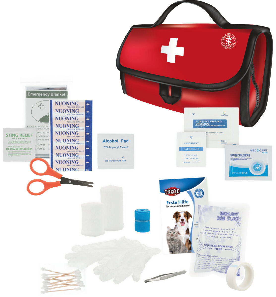 Trusa Trixie de Prim Ajutor Premium pentru Urgențe Veterinare Trusa Trixie de Prim Ajutor Premium pentru Urgențe Veterinare