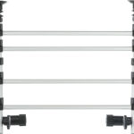Separator auto Trixie reglabil, 96-163 cm, argintiu/negru