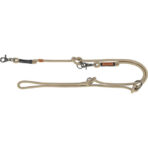 Lesa ajustabilă Be Nordic Trixie, 2m, 8mm, Nisipiu/Negru
