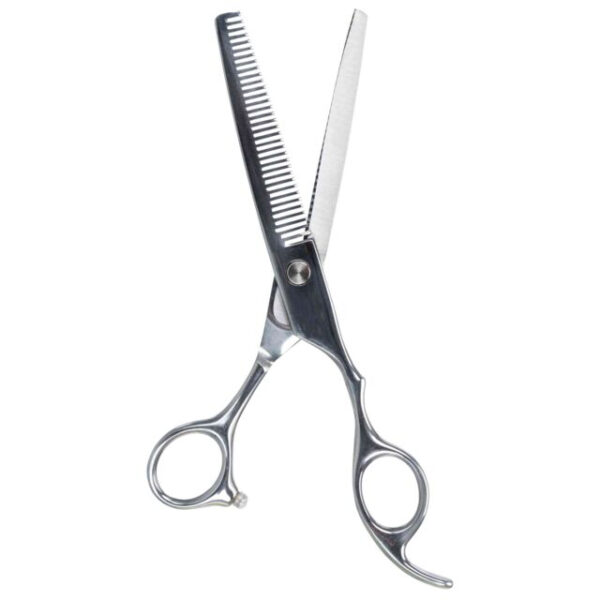 Foarfeca Trixie pentru Rarit Blană - 18 cm, Silentioasă, Inox