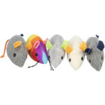 Jucărie Trixie pentru Pisici - Soarece Plus 7 cm, Culori Diverse