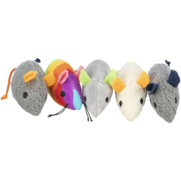 Jucărie Trixie pentru Pisici - Soarece Plus 7 cm, Culori Diverse