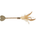 Jucărie pentru pisici Trixie Matatabi Lolly cu pene, 23 cm